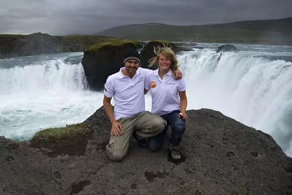 Godafoss - Godafoss inte så långt från Akureyr - Island