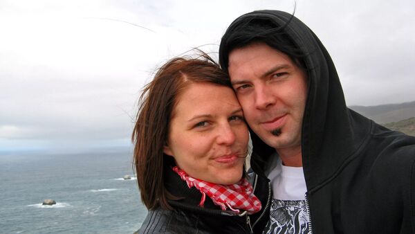 Sofia och Magnus åkte på roadtrip längs Highway One. Här från Hurricain Point i Big Sur.