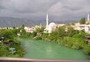 Utsikt från bron i Mostar