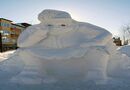 Snöskulptur