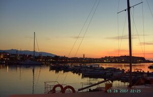Hamnen i Rethymno, Kreta