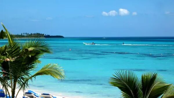 Turkos vattensport på Dominikanska.