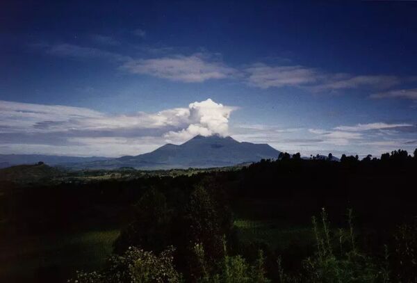Vulkanen Nyiragongo - Goma - Zaire