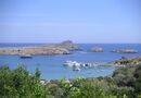 Hamnen i Lindos.