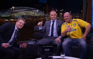 Hamnade i studion med Jidhe och Tornberg