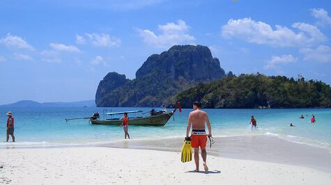 Legusta på Koh Tup, Tube Island.