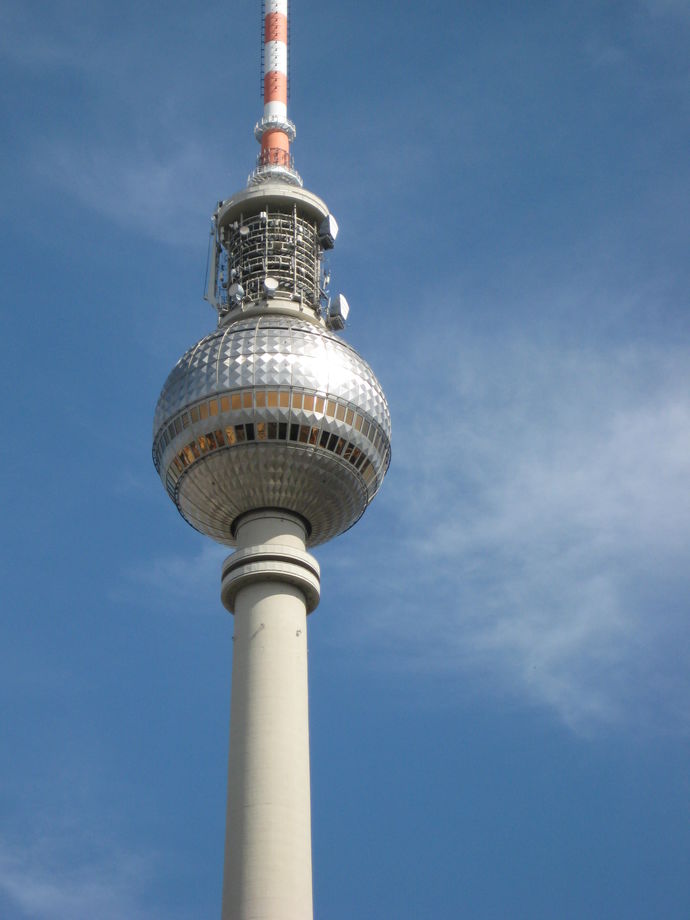 Tv Tornet Vid Alexanderplatz Berlin Tyskland Peroerik Reseguiden