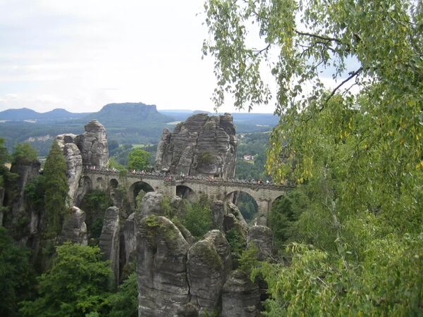 Bergsbron - Kurort Rathen - Tyskland