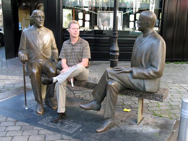 Paus i promenerandet i Galway - Galway - Irland