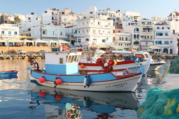 Fiskebåt - Karpathos - Grekland