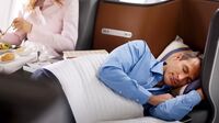 En egen säng på Lufthansa