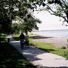 Strandpromenaden norr om Visby.