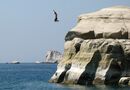 Galen grek som hoppar vid Sarakiniko, Milos
