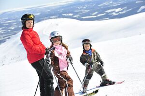 Trysil har fina familjebackar.