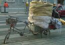 Full lastad cykel