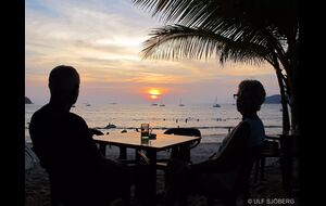 Enjoying the sunset - Sunset Beach Resort