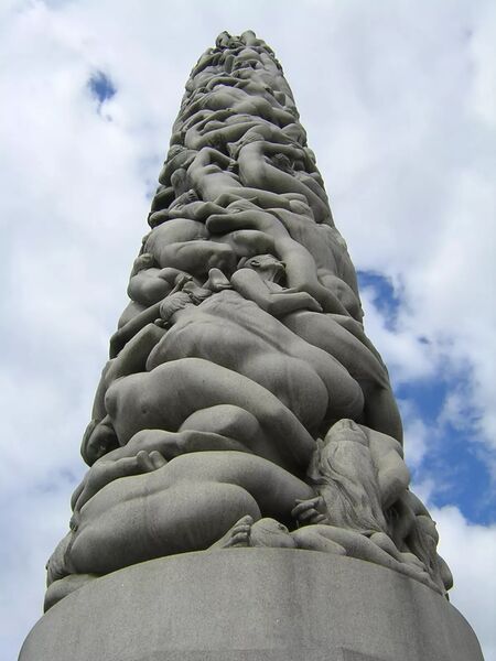 Monoliten i Vigelandsparken - Oslo - Norge