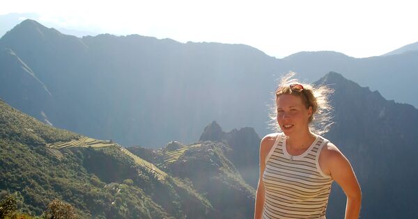 Machupicchu från Solporten -  - Peru