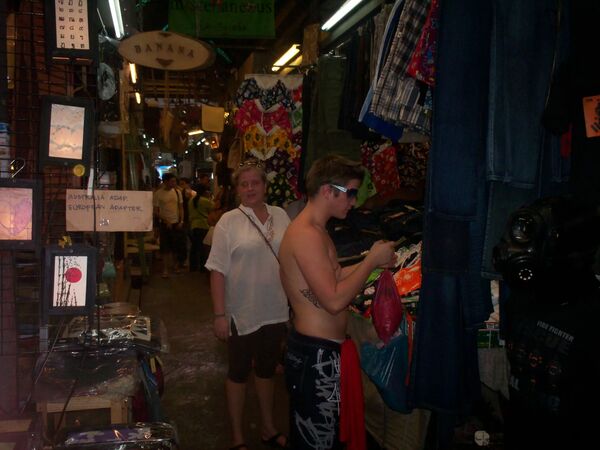 Weekendmarket i Bangkok -  - Thailand