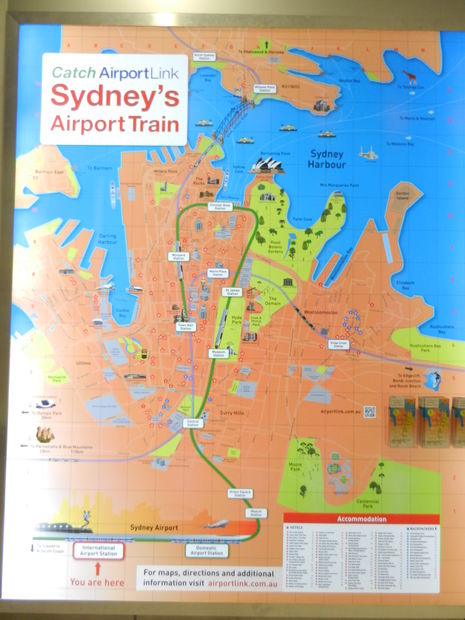 Karta över Sydney - Bilder Sydney, Australien - Reseguiden