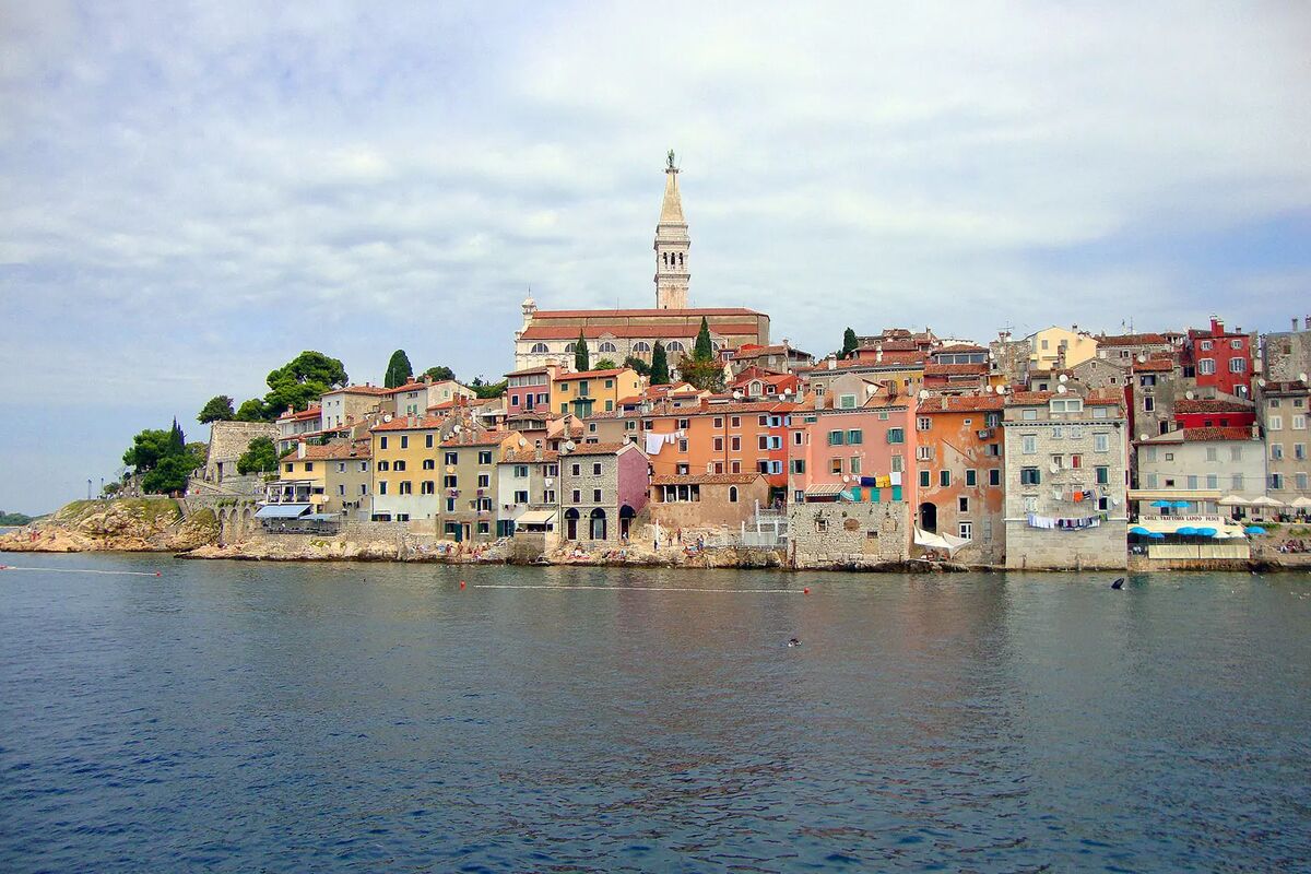Rovinj från vattnet