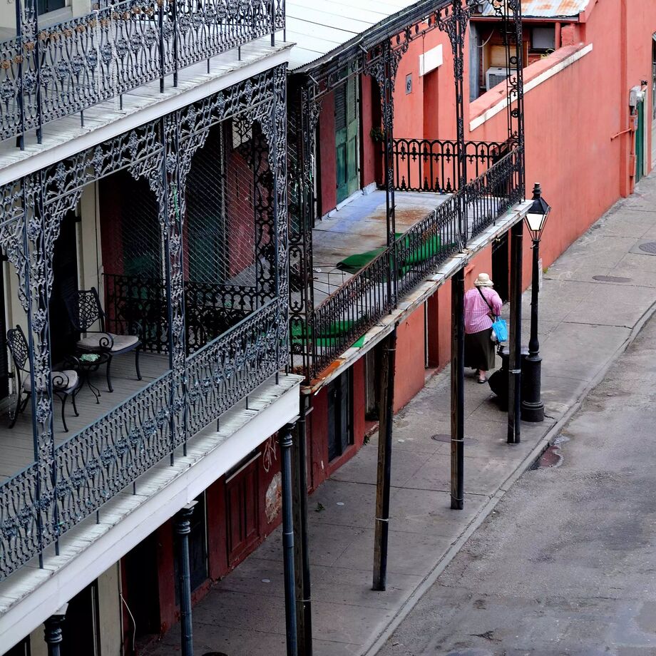 Vy mot St Ann Street New Orleans, Louisiana, USA Rolf_52 Reseguiden