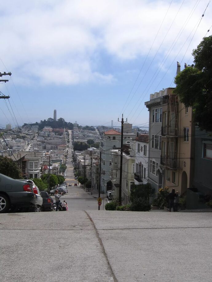 Filbert Street San Francisco, Kalifornien, USA Nattugglan Reseguiden Filbert Street San Francisco, Kalifornien, USA Nattugglan Reseguiden