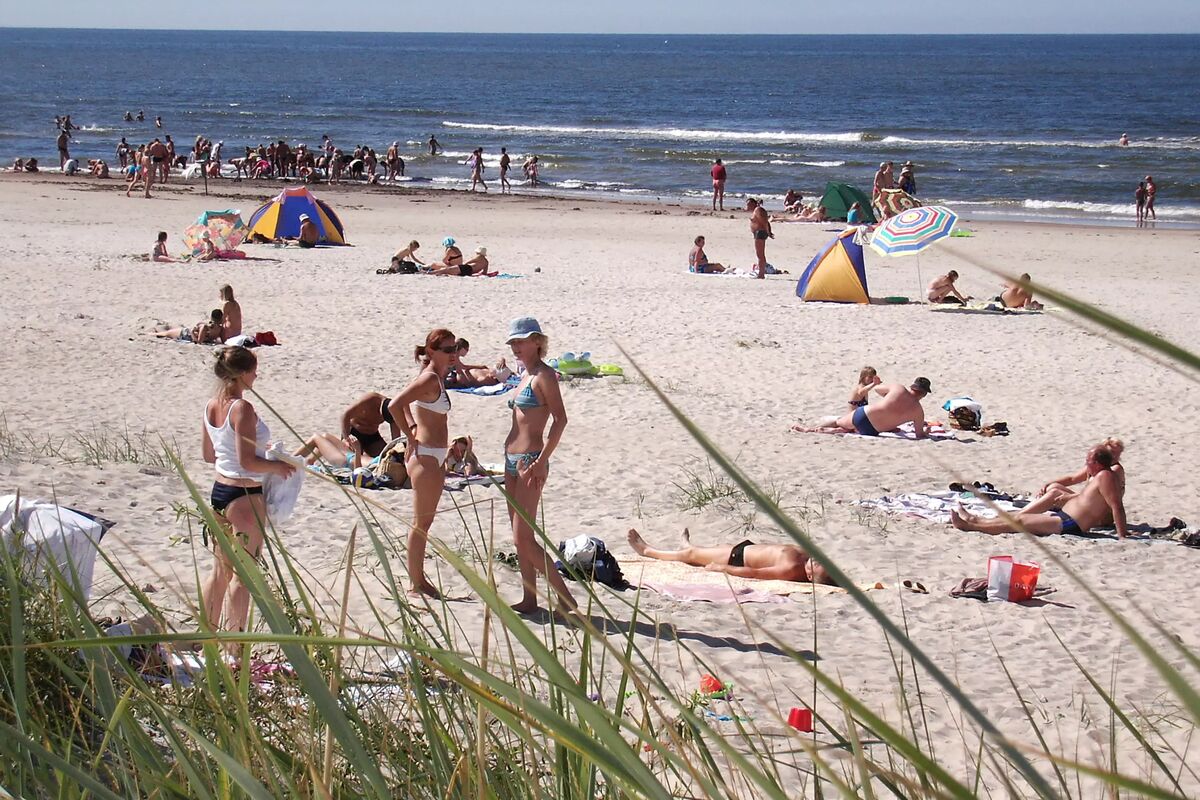baltic sea in the background
