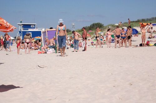 People on the beach