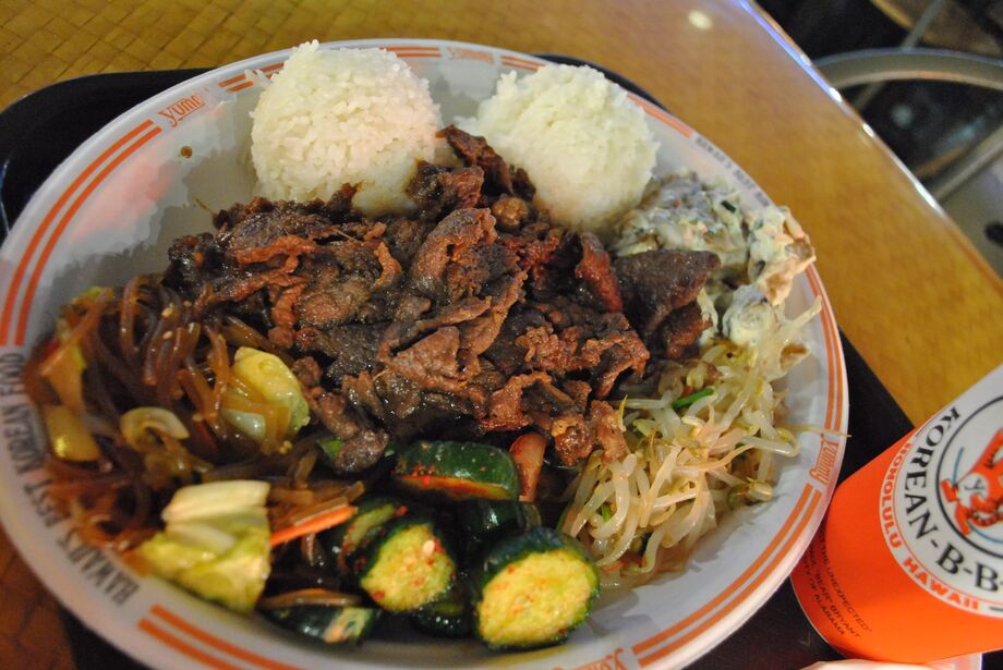 plate lunch Oahu, Hawaii, USA Mhagberg Reseguiden