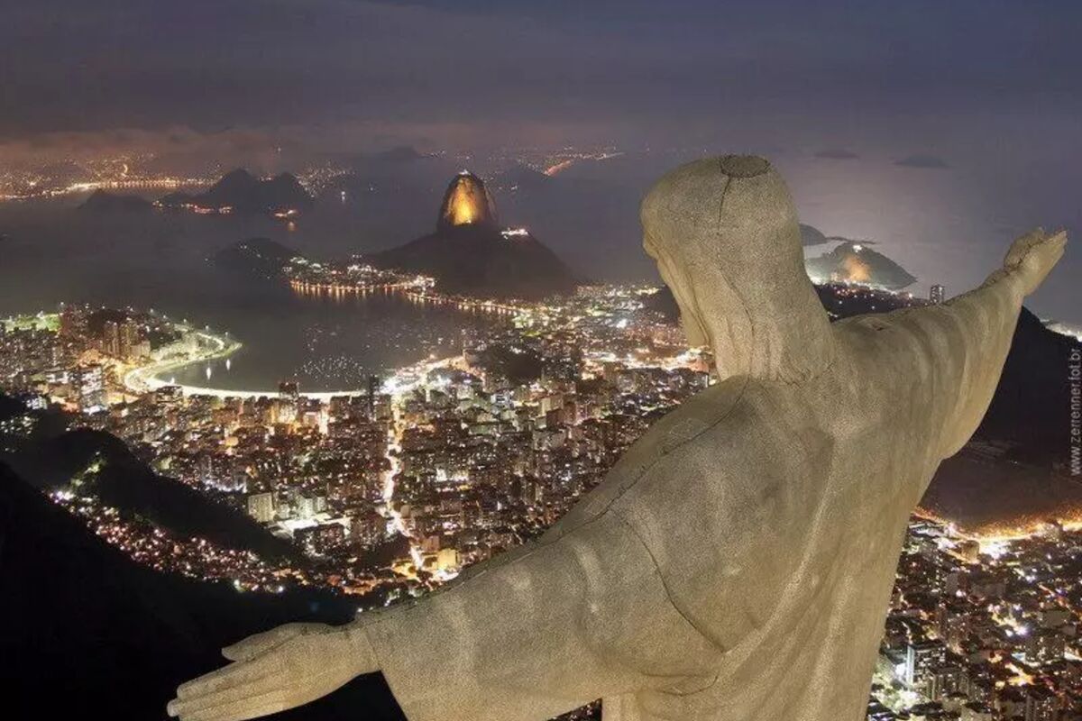 Överblick av Cristo Redentor, Corcovado