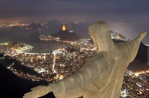 Överblick av Cristo Redentor, Corcovado