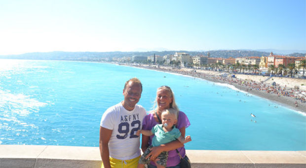 Familjen Elisson i Nice