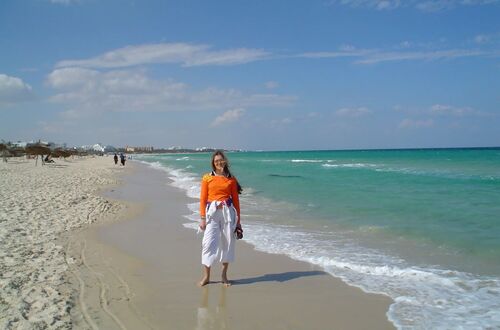 Vackert strand