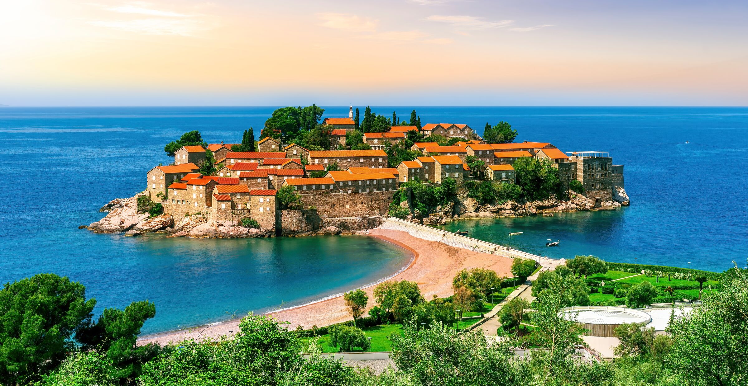 Sista minuten med endast flyg till Budvanska rivieran, Montenegro
