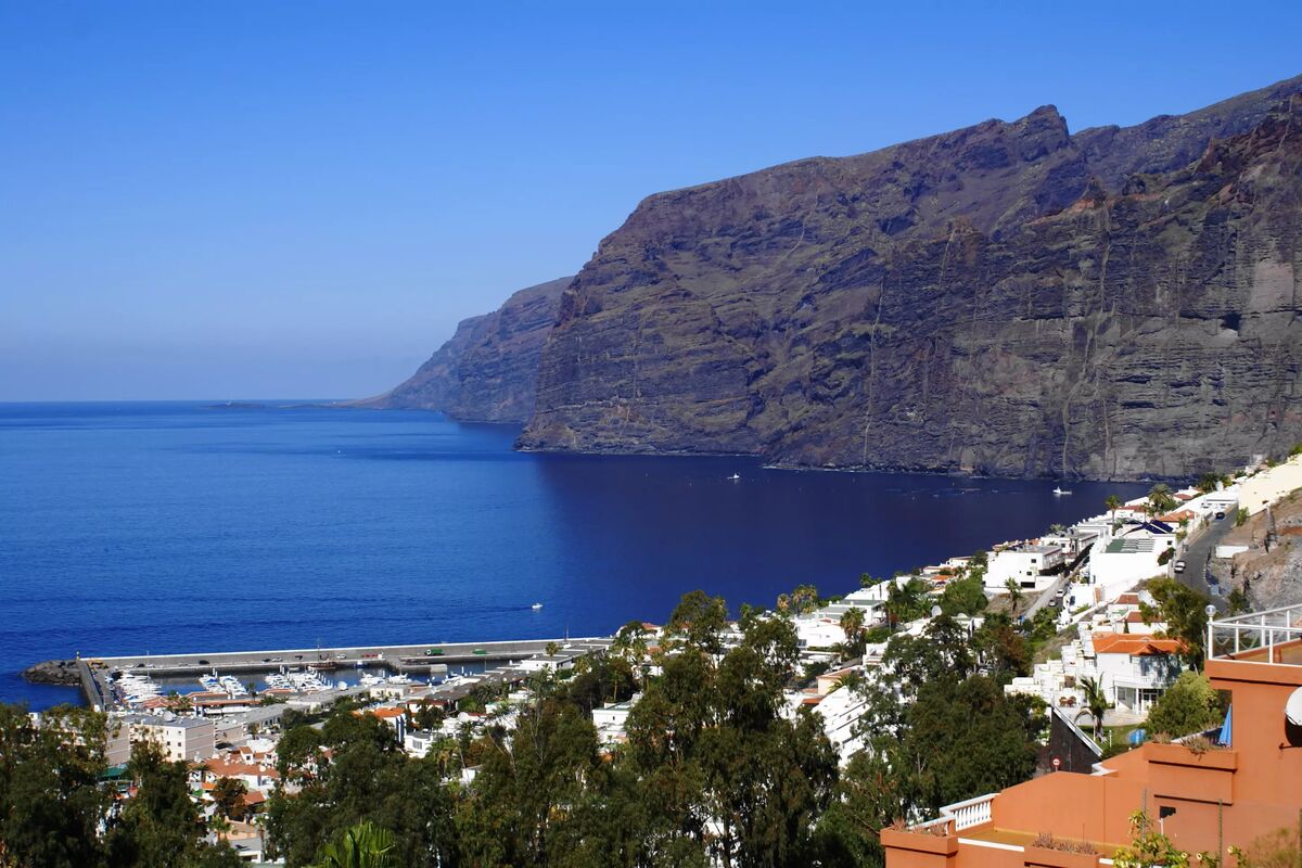Utsikt över Los Gigantes