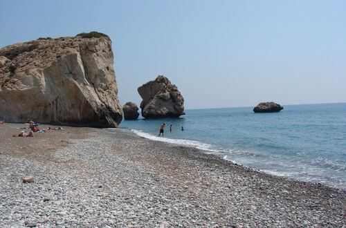 Afrodites födelseplats Petra tou Romioú (grekens s