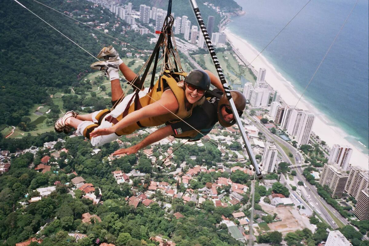 Hang-gliding Över Rio