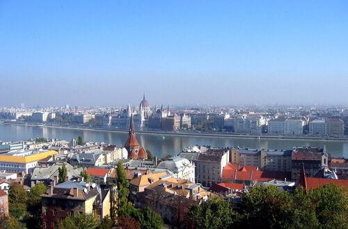Utsikt över Budapest