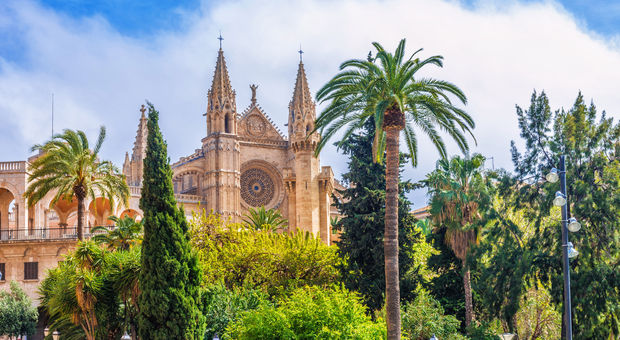 Den vackra staden Palma