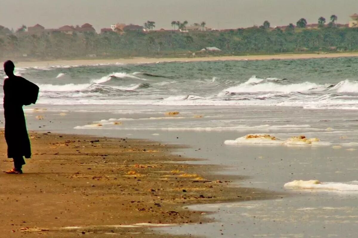 Stranden vid Senegambia Beach