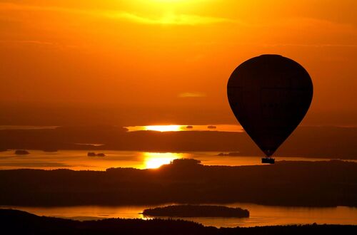 Ballongflyg över Stockholm