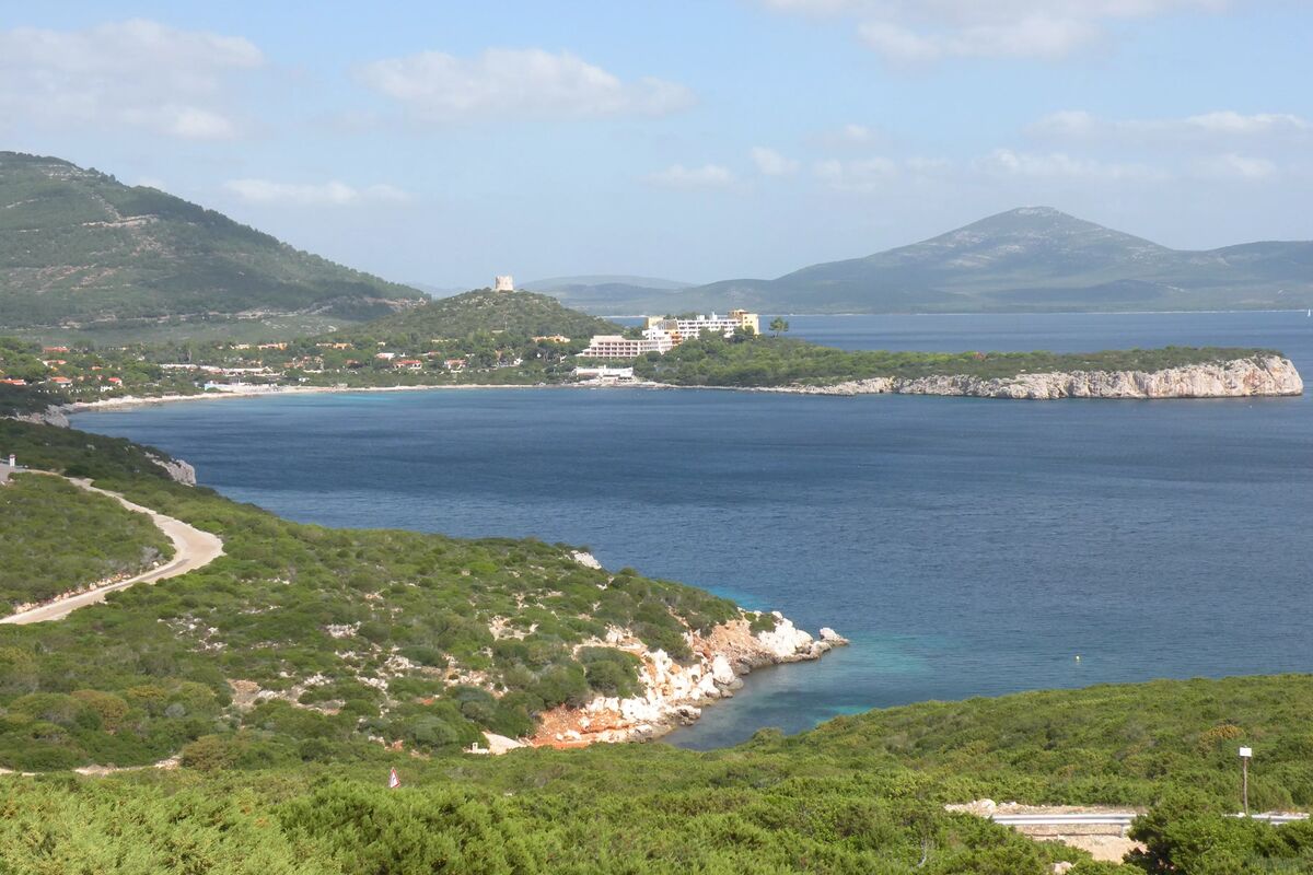Porto Conte Bukten.