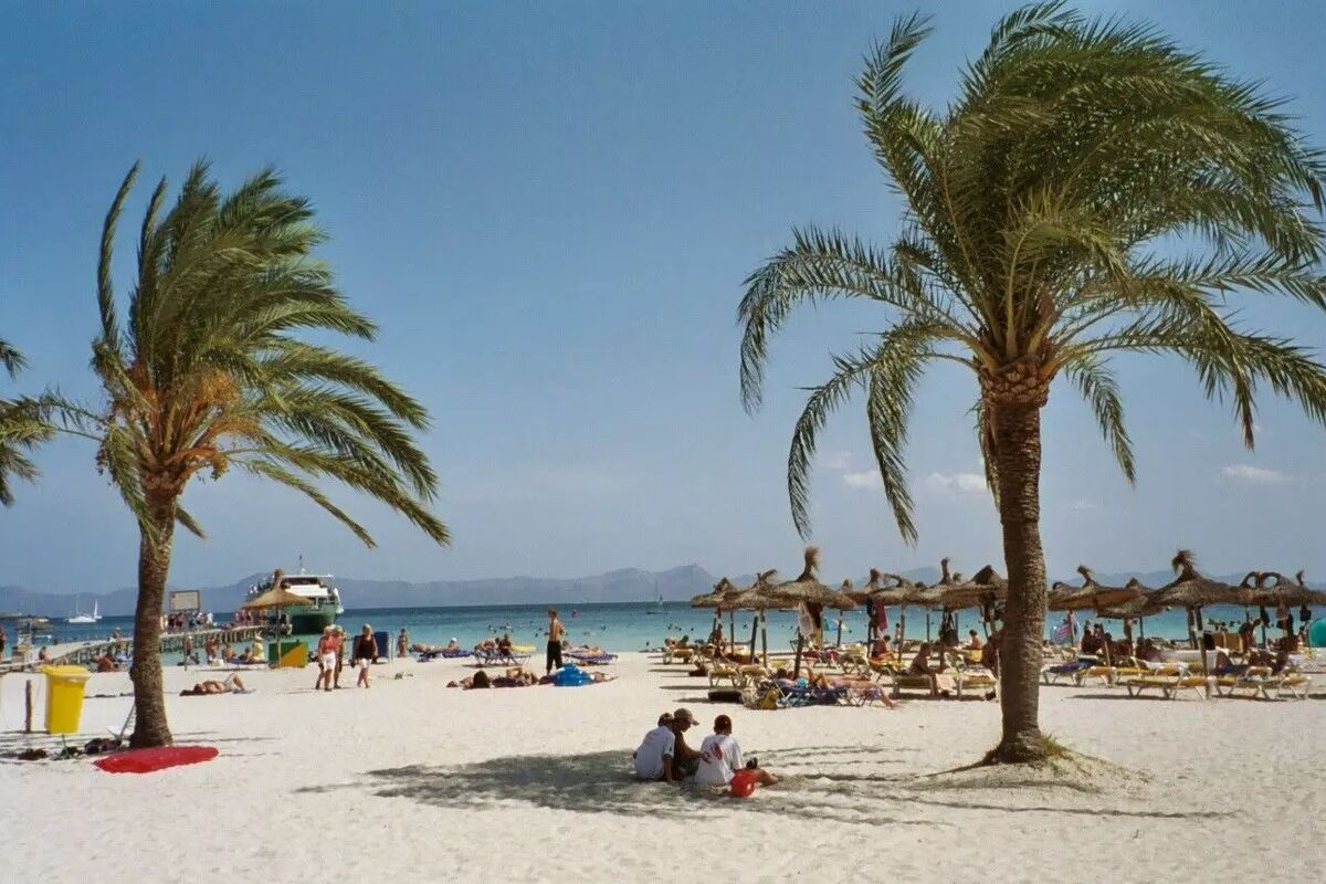 Stranden i Alcudia