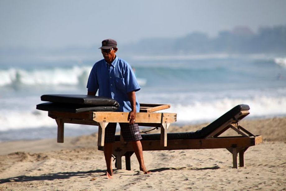  Kuta  Beach tidig morgon Kuta  Denpasar Bali  Indonesien 