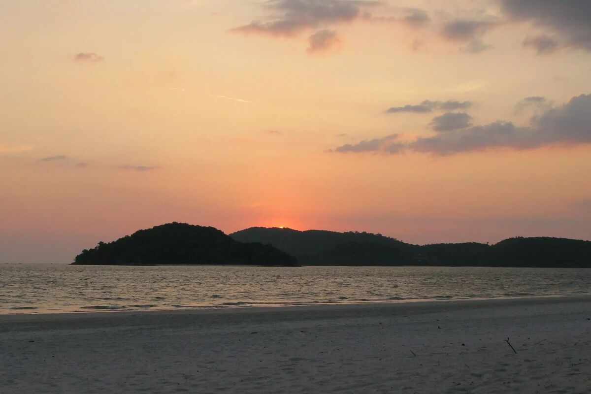 Sunset vid Pantai Cenang