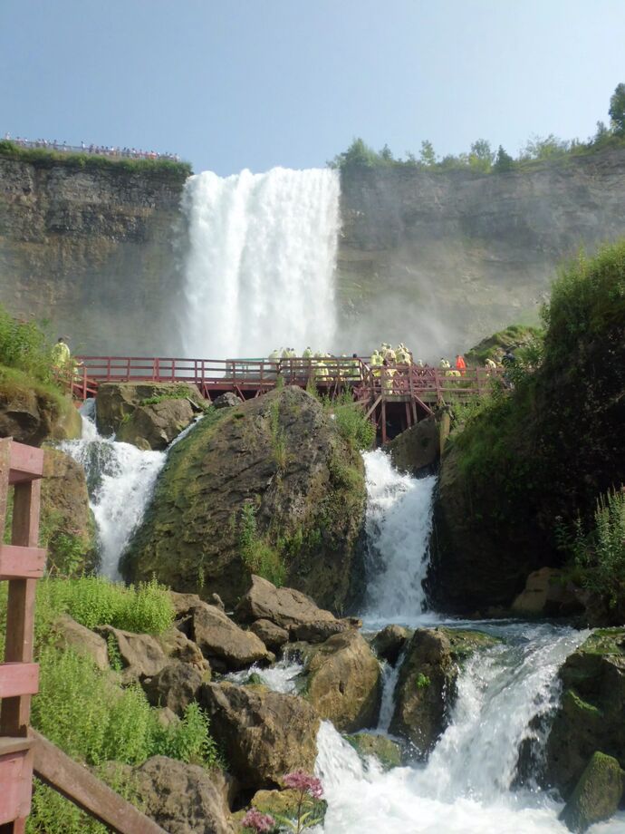 Cave of the Winds, Hurricane Deck Niagara Falls (US), New York State