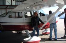 Privatflygning till West Virginia.