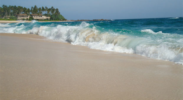 Strand på Sri Lanka