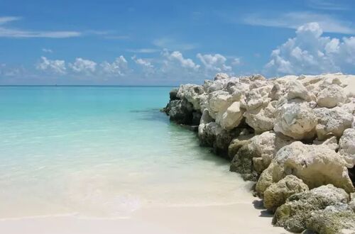 Strand på Maldivene